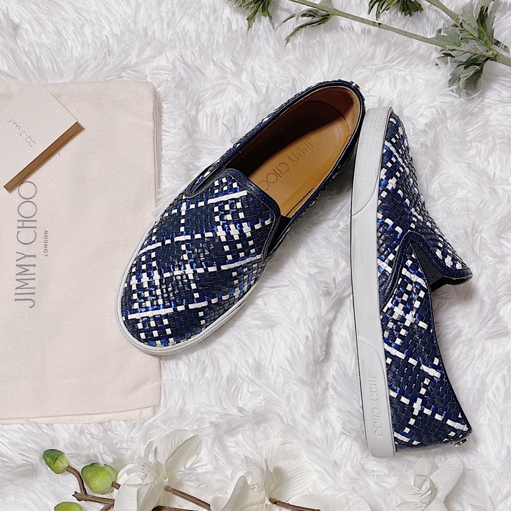 Jimmy Choo Slip on sneakers Sz 37